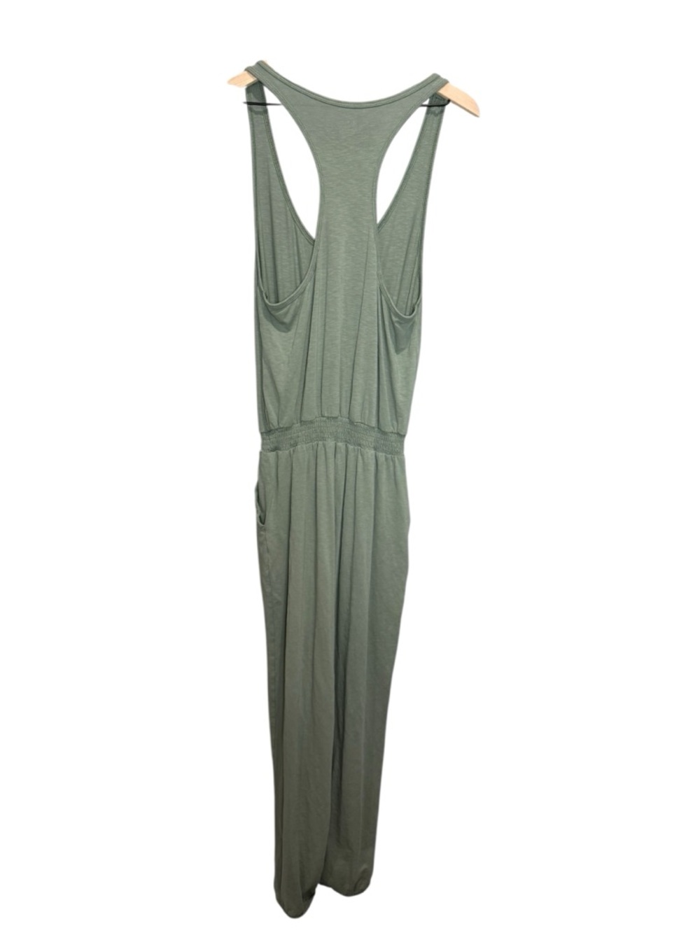 Aerie Everyday Track Jumpsuit in a soft sage green color size‎ medium - Picture 9 of 9